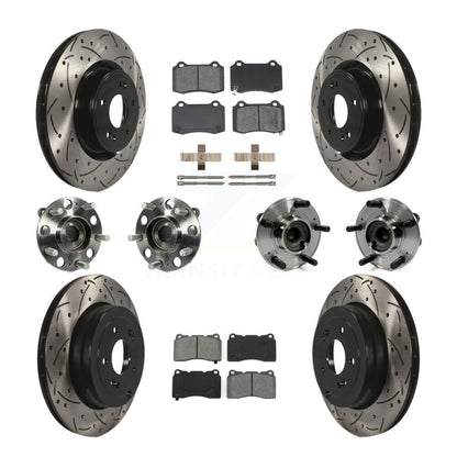 [Avant + Arrière] Kit d'ensemble roulement de roue et moyeu pour Hyundai Genesis Coupe KBB-111059