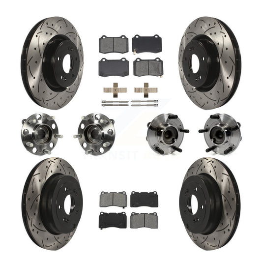 [Avant + Arrière] Kit d'ensemble roulement de roue et moyeu pour Hyundai Genesis Coupe KBB-111059