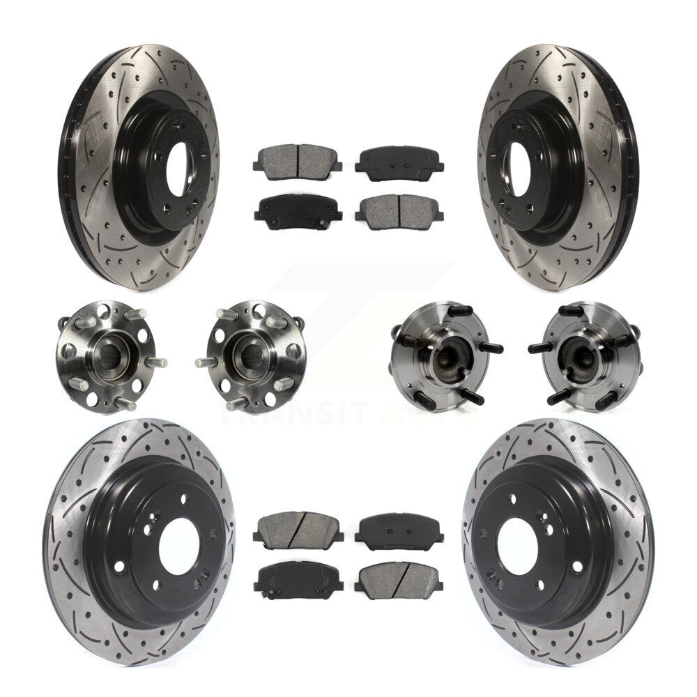 [Avant + Arrière] Kit d'ensemble roulement de roue et moyeu pour Hyundai Genesis Coupe KBB-111060
