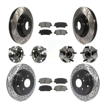 [Avant + Arrière] Kit d'ensemble roulement de roue et moyeu pour Hyundai Genesis Coupe KBB-111060