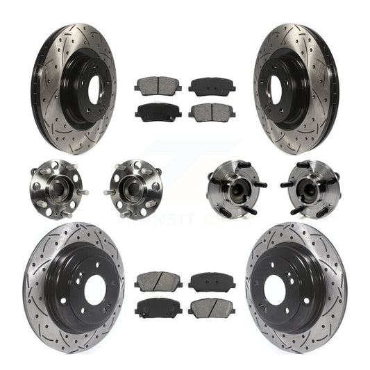 [Avant + Arrière] Kit d'ensemble roulement de roue et moyeu pour Hyundai Genesis Coupe KBB-111060