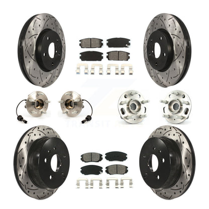 [Avant + Arrière] Kit d'ensemble roulement de roue et moyeu pour 2010-2017 Chevrolet Equinox GMC Terrain KBB-111065