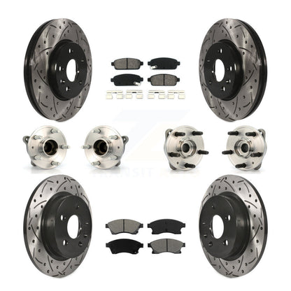 [Avant + Arrière] Kit d'ensemble roulement de roue et moyeu pour 2011-2012 Chevrolet Cruze KBB-111066
