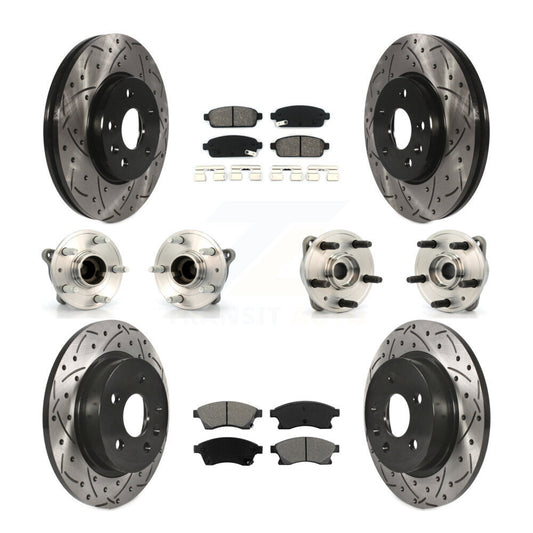 [Avant + Arrière] Kit d'ensemble roulement de roue et moyeu pour 2011-2012 Chevrolet Cruze KBB-111066