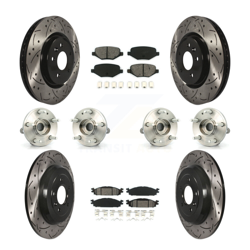 [Avant + Arrière] Kit d'ensemble roulement de roue et moyeu pour Ford Explorer KBB-111067