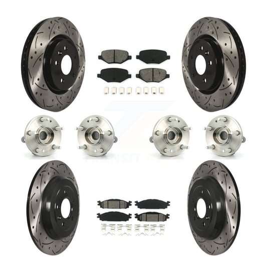 [Avant + Arrière] Kit d'ensemble roulement de roue et moyeu pour Ford Explorer KBB-111067