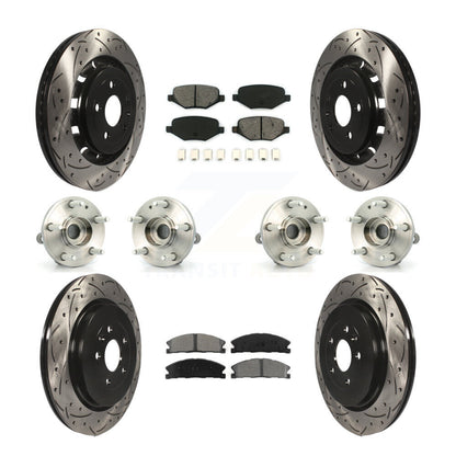 [Avant + Arrière] Kit d'ensemble roulement de roue et moyeu pour Ford Explorer Police Interceptor Utility KBB-111071