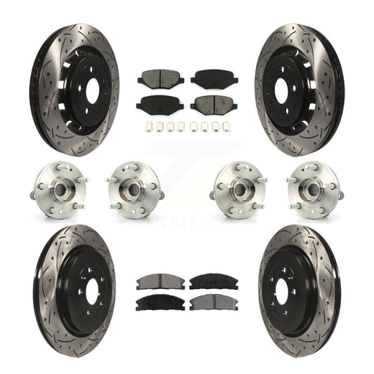 [Avant + Arrière] Kit d'ensemble roulement de roue et moyeu pour Ford Explorer Police Interceptor Utility KBB-111071