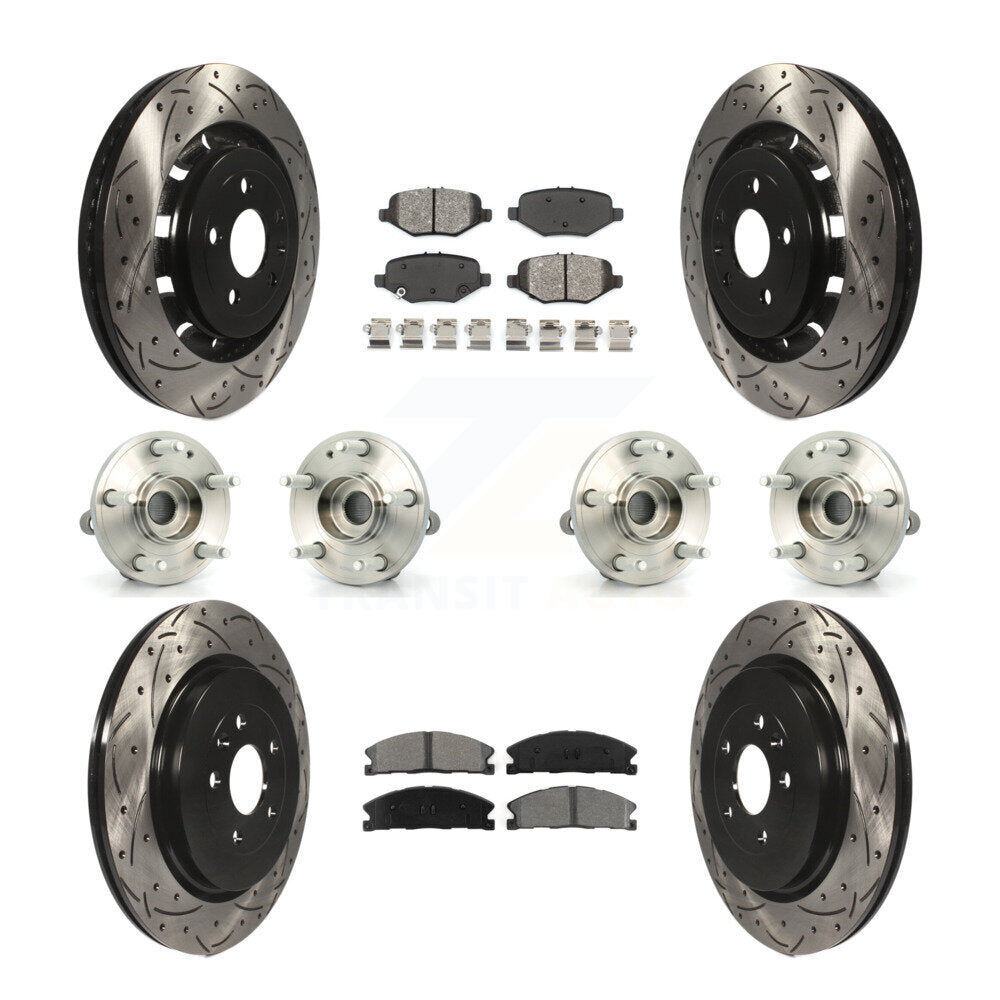 [Avant + Arrière] Kit d'ensemble roulement de roue et moyeu pour Ford Explorer KBB-111072