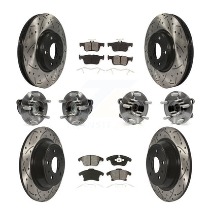 [Avant + Arrière] Kit d'ensemble roulement de roue et moyeu pour Ford Fusion Lincoln MKZ KBB-111073