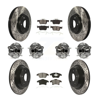 [Avant + Arrière] Kit d'ensemble roulement de roue et moyeu pour Ford Fusion KBB-111075