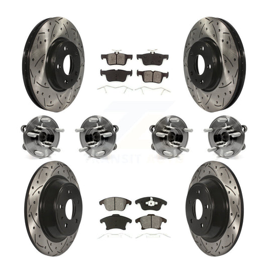[Avant + Arrière] Kit d'ensemble roulement de roue et moyeu pour Ford Fusion KBB-111075