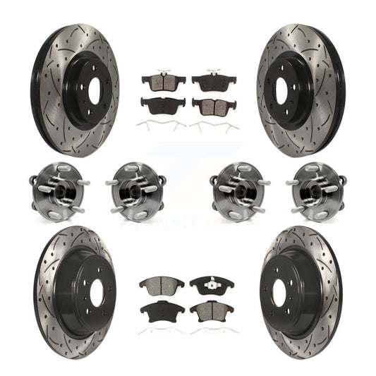 [Avant + Arrière] Kit d'ensemble roulement de roue et moyeu pour Ford Fusion Lincoln MKZ KBB-111076