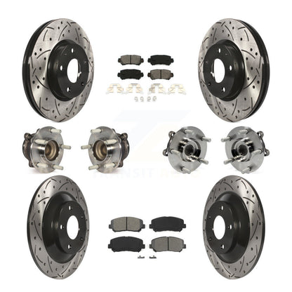 [Avant + Arrière] Kit d'ensemble roulement de roue et moyeu pour Mazda CX-5 FWD KBB-111082