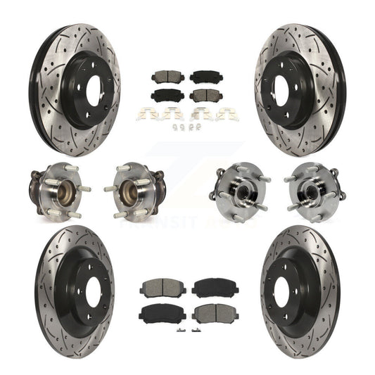 [Avant + Arrière] Kit d'ensemble roulement de roue et moyeu pour Mazda CX-5 FWD KBB-111082