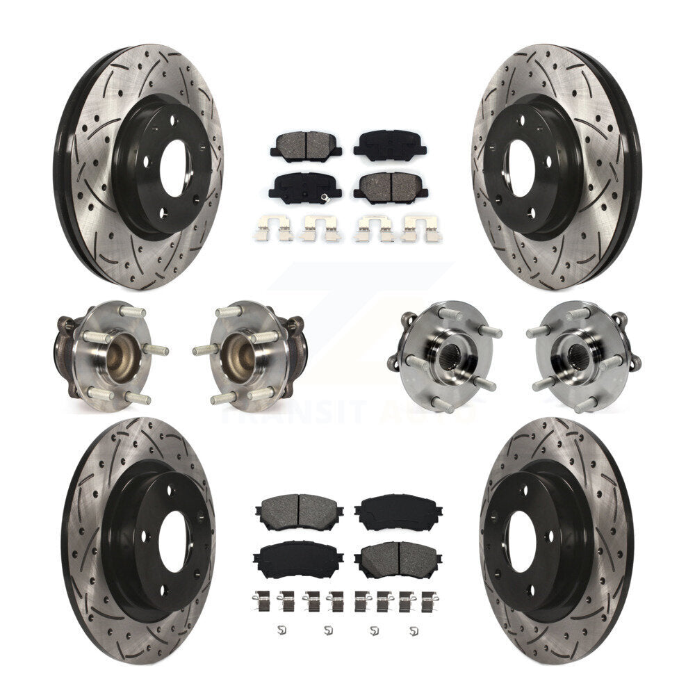 [Avant + Arrière] Kit d'ensemble roulement de roue et moyeu pour Mazda 6 KBB-111083