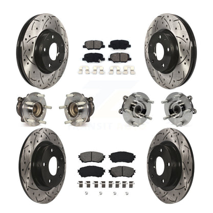 [Avant + Arrière] Kit d'ensemble roulement de roue et moyeu pour Mazda 6 KBB-111083