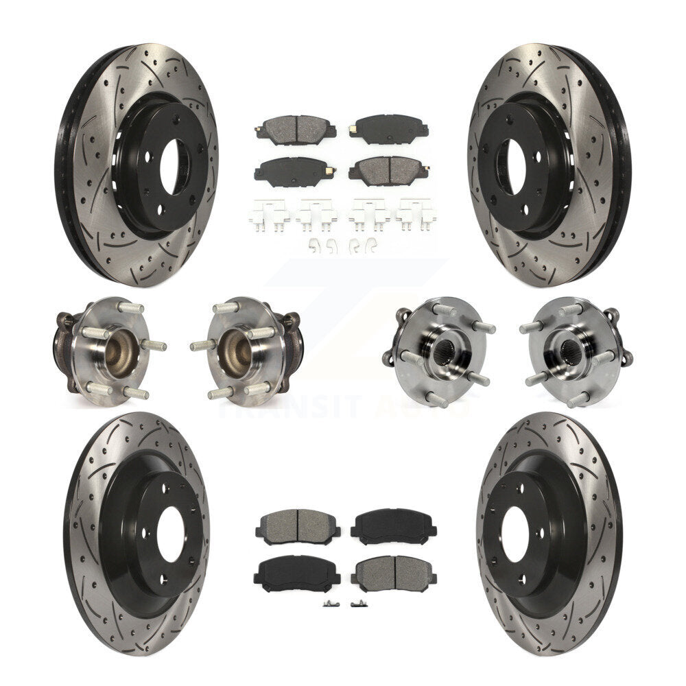 [Avant + Arrière] Kit d'ensemble roulement de roue et moyeu pour Mazda CX-5 KBB-111085