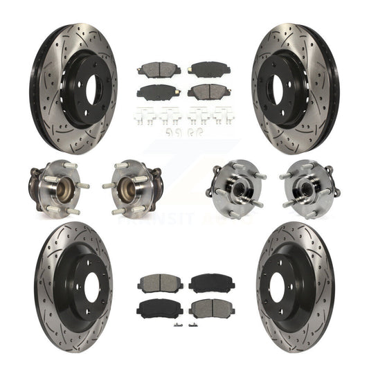 [Avant + Arrière] Kit d'ensemble roulement de roue et moyeu pour Mazda CX-5 KBB-111085