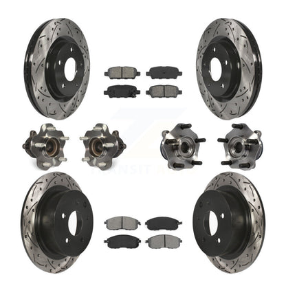 [Avant + Arrière] Kit d'ensemble roulement de roue et moyeu pour 2017-2019 Nissan Sentra Turbocharged KBB-111087