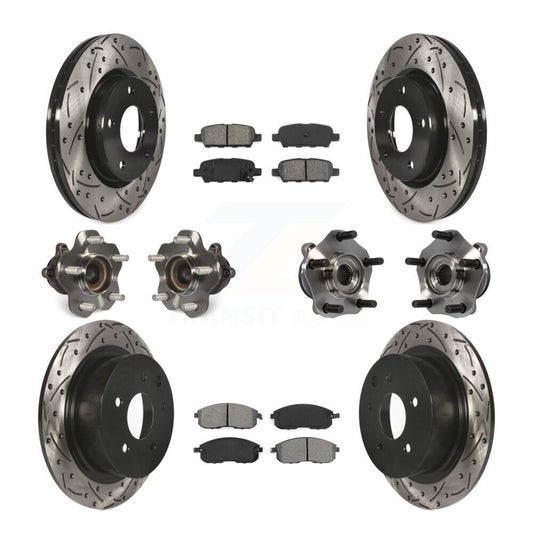 [Avant + Arrière] Kit d'ensemble roulement de roue et moyeu pour Nissan Sentra KBB-111088