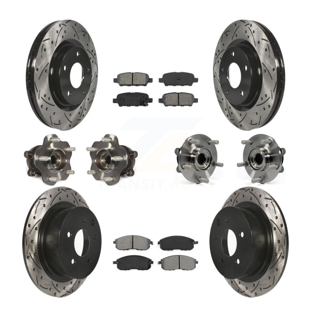 [Avant + Arrière] Kit d'ensemble roulement de roue et moyeu pour Nissan Juke KBB-111091