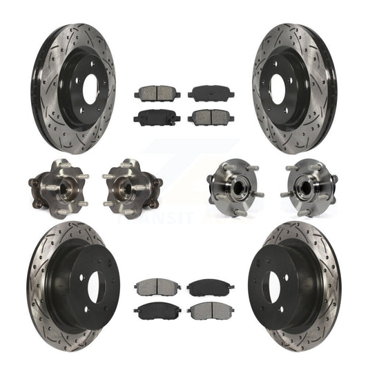 [Avant + Arrière] Kit d'ensemble roulement de roue et moyeu pour Nissan Juke KBB-111091