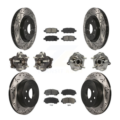 [Avant + Arrière] Kit d'ensemble roulement de roue et moyeu pour Nissan Rogue Sport Qashqai KBB-111092