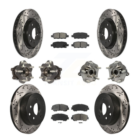 [Avant + Arrière] Kit d'ensemble roulement de roue et moyeu pour Nissan Rogue Sport Qashqai KBB-111092