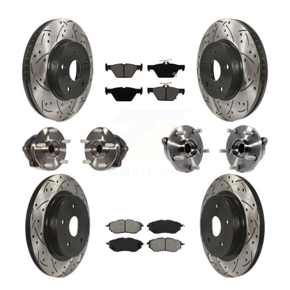 [Avant + Arrière] Kit d'ensemble roulement de roue et moyeu pour 2015 Subaru Legacy 2.5L KBB-111095