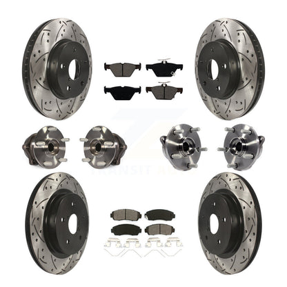 [Avant + Arrière] Kit d'ensemble roulement de roue et moyeu pour 2016-2019 Subaru Legacy 2.5L KBB-111096