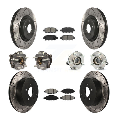 [Avant + Arrière] Kit d'ensemble roulement de roue et moyeu pour Nissan Pathfinder Murano INFINITI QX60 JX35 KBB-111097
