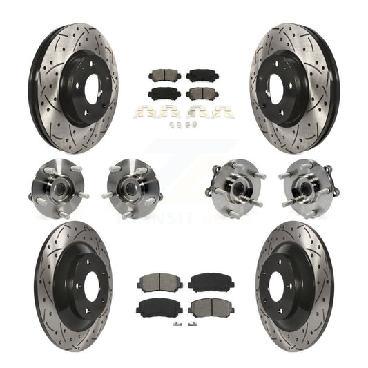 [Avant + Arrière] Kit d'ensemble roulement de roue et moyeu pour Mazda CX-5 AWD KBB-111099