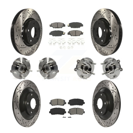 [Avant + Arrière] Kit d'ensemble roulement de roue et moyeu pour Mazda CX-5 KBB-111100