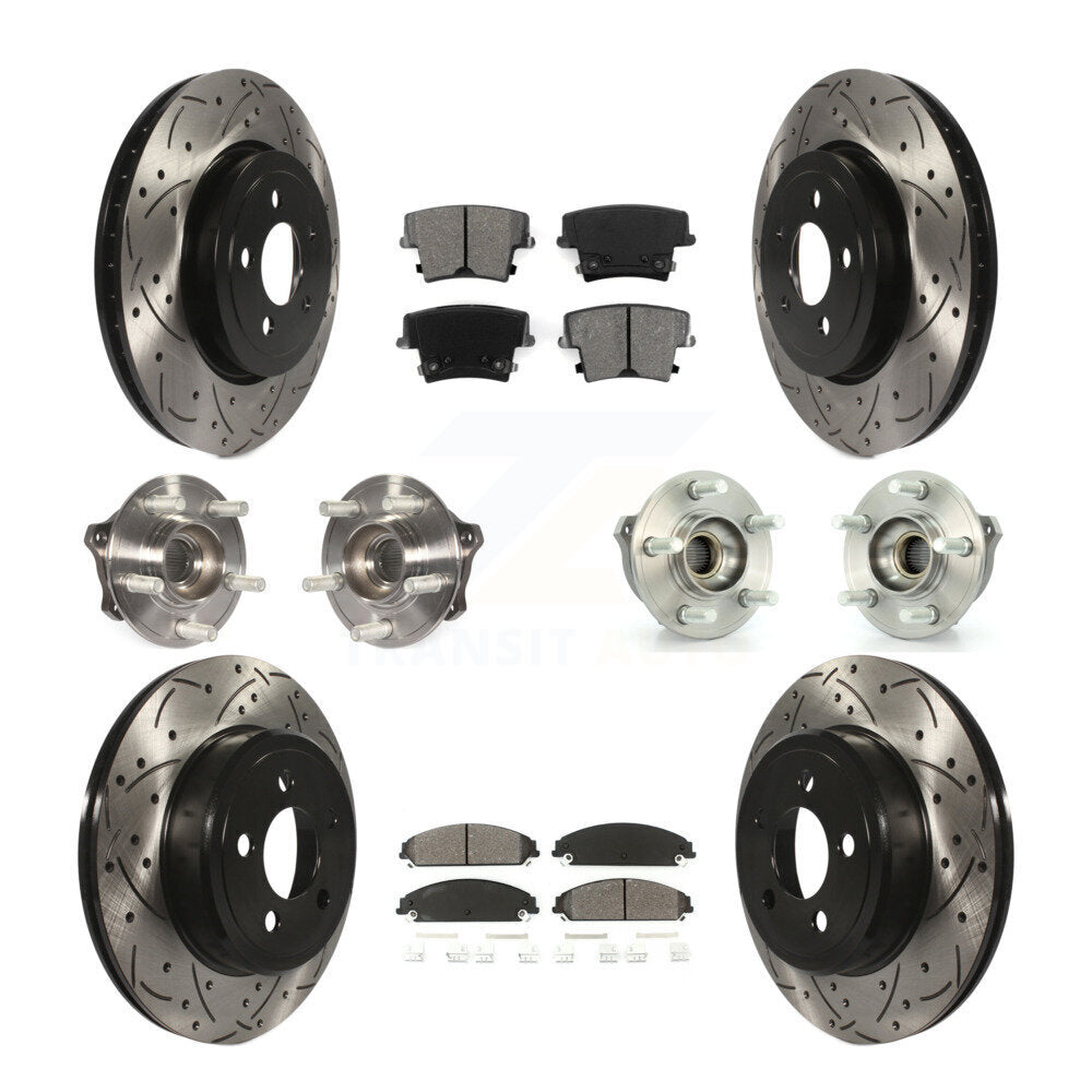 [Avant + Arrière] Kit d'ensemble roulement de roue et moyeu pour Dodge Charger Chrysler 300 Challenger KBB-111101