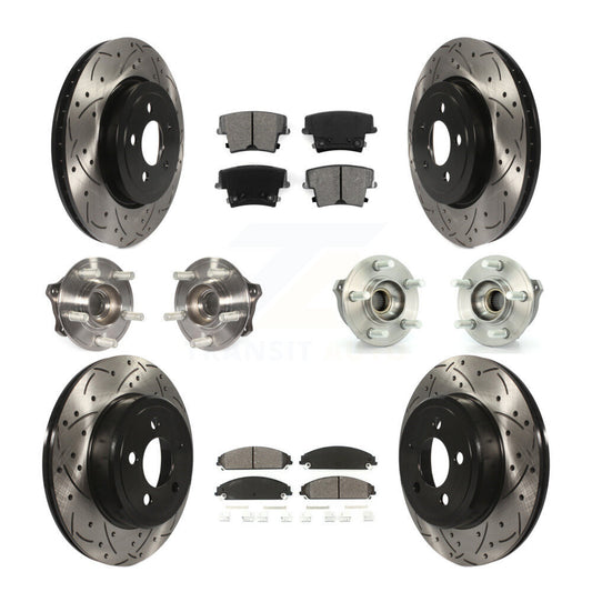 [Avant + Arrière] Kit d'ensemble roulement de roue et moyeu pour Dodge Charger Chrysler 300 Challenger KBB-111101