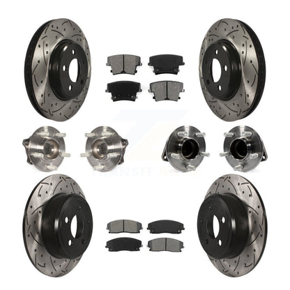 [Avant + Arrière] Kit d'ensemble roulement de roue et moyeu pour Dodge Charger Chrysler 300 Challenger KBB-111103