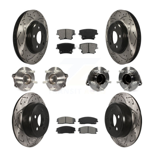 [Avant + Arrière] Kit d'ensemble roulement de roue et moyeu pour Dodge Charger Chrysler 300 Challenger KBB-111103