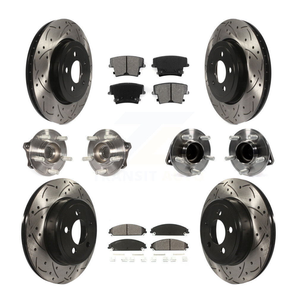 [Avant + Arrière] Kit d'ensemble roulement de roue et moyeu pour Dodge Challenger Chrysler 300 Charger KBB-111104