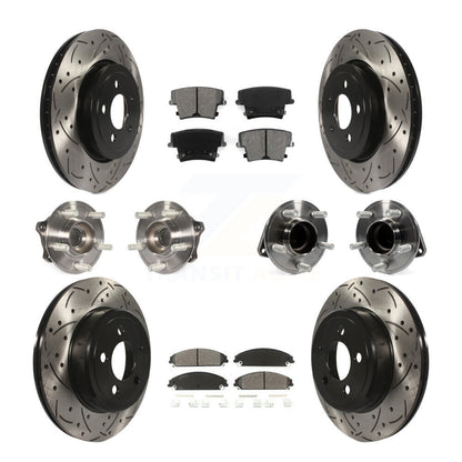 [Avant + Arrière] Kit d'ensemble roulement de roue et moyeu pour Dodge Challenger Chrysler 300 Charger KBB-111104
