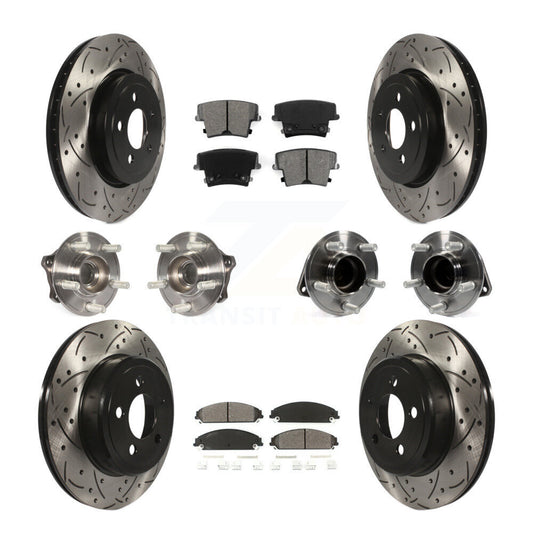 [Avant + Arrière] Kit d'ensemble roulement de roue et moyeu pour Dodge Challenger Chrysler 300 Charger KBB-111104