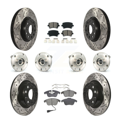 [Avant + Arrière] Kit d'ensemble roulement de roue et moyeu pour Volkswagen Tiguan Audi Q3 Quattro KBB-111110