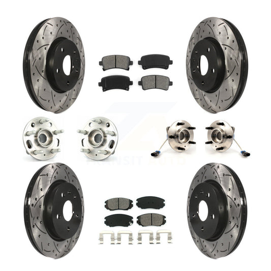 [Avant + Arrière] Kit d'ensemble roulement de roue et moyeu pour 2010 Buick Allure KBB-111123