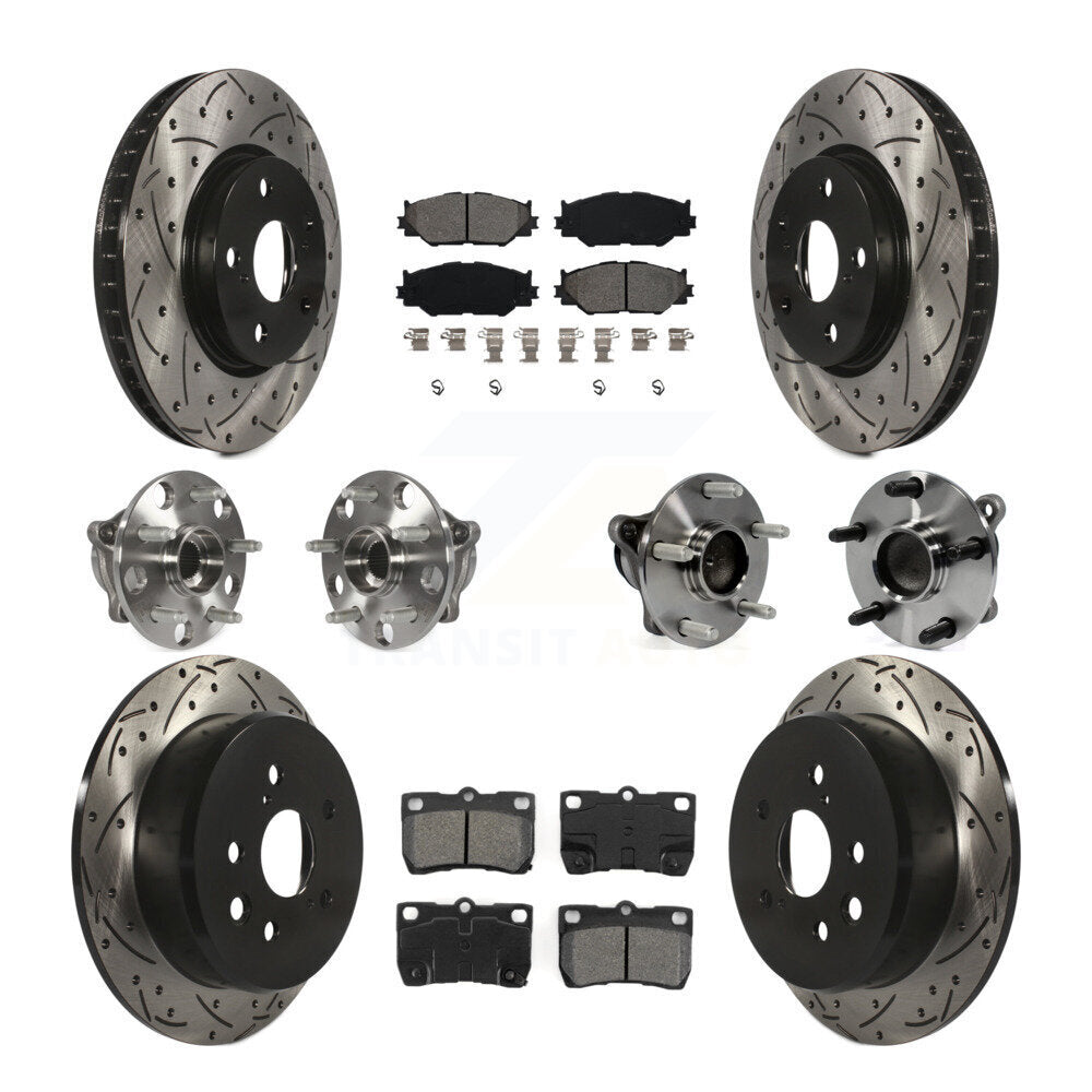 [Avant + Arrière] Kit d'ensemble roulement de roue et moyeu pour Lexus IS250 KBB-111125