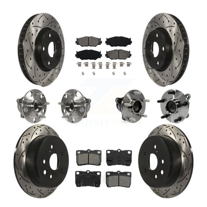 [Avant + Arrière] Kit d'ensemble roulement de roue et moyeu pour Lexus IS250 KBB-111125