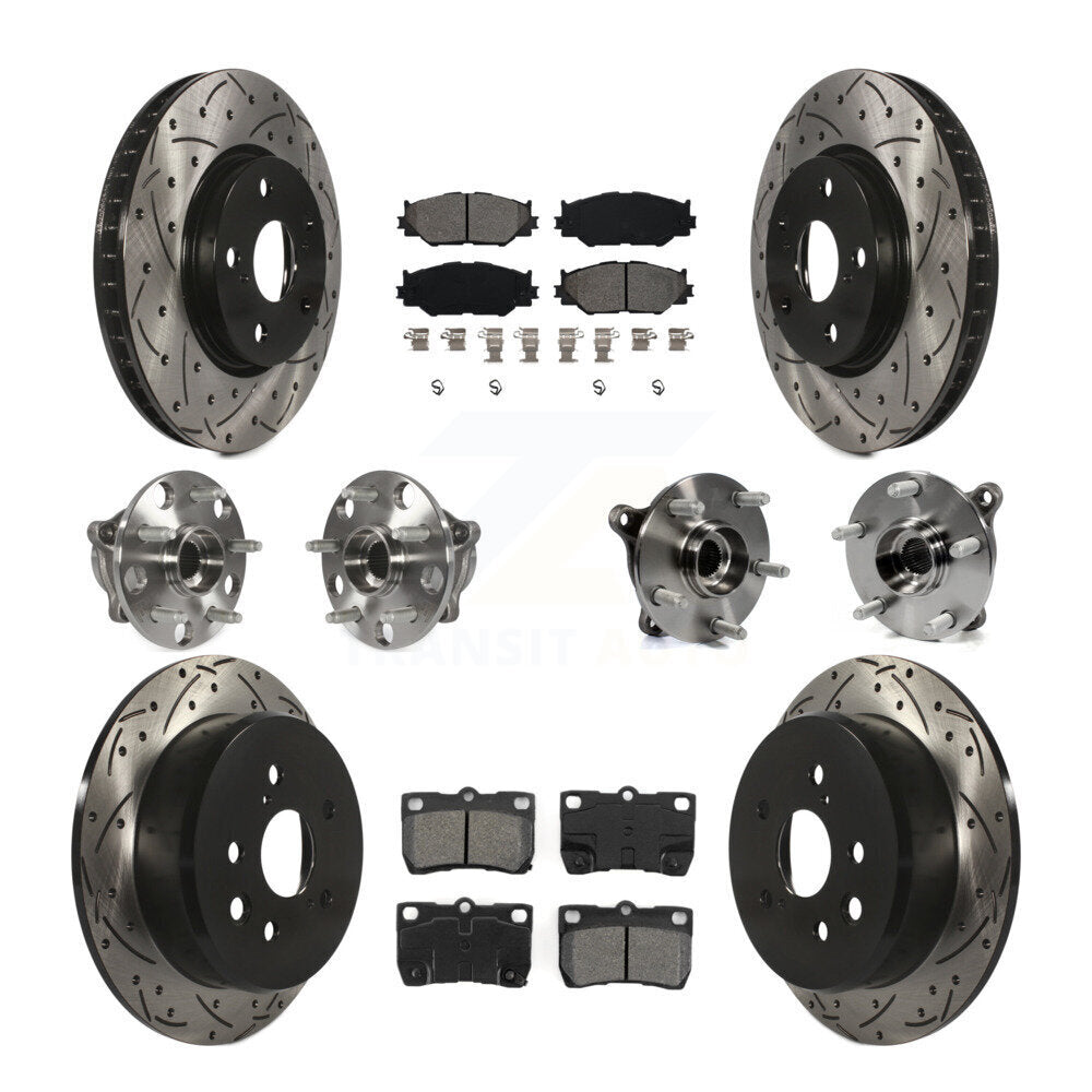 [Avant + Arrière] Kit d'ensemble roulement de roue et moyeu pour Lexus IS250 KBB-111126