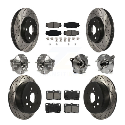 [Avant + Arrière] Kit d'ensemble roulement de roue et moyeu pour Lexus IS250 KBB-111126