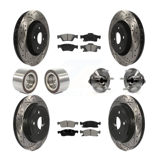 [Avant + Arrière] Kit d'ensemble roulement de roue et moyeu pour Dodge Durango Jeep Grand Cherokee KBB-111128