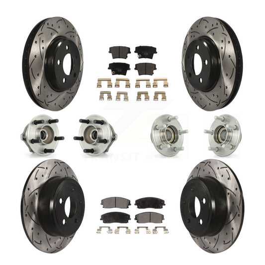 [Avant + Arrière] Kit d'ensemble roulement de roue et moyeu pour Chrysler 300 Dodge Charger Magnum KBB-111185