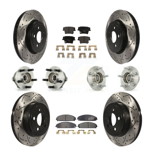 [Avant + Arrière] Kit d'ensemble roulement de roue et moyeu pour Chrysler 300 Dodge Charger Magnum KBB-111186